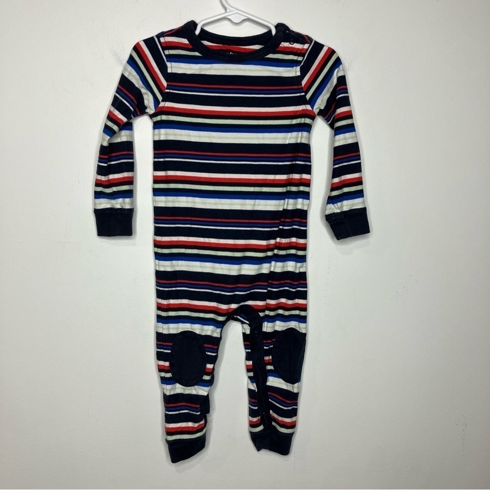 Tea collection stripped jumpsuit size 18-24 mo